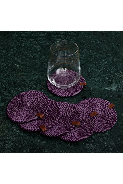 SILA TEKSTİL HALATCIM قاعدة أكواب بلوم 6 قطع