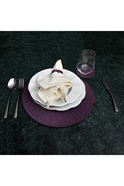 SILA TEKSTİL HALATCIM Amerikan Servis Supla Mürdüm 1 Adet