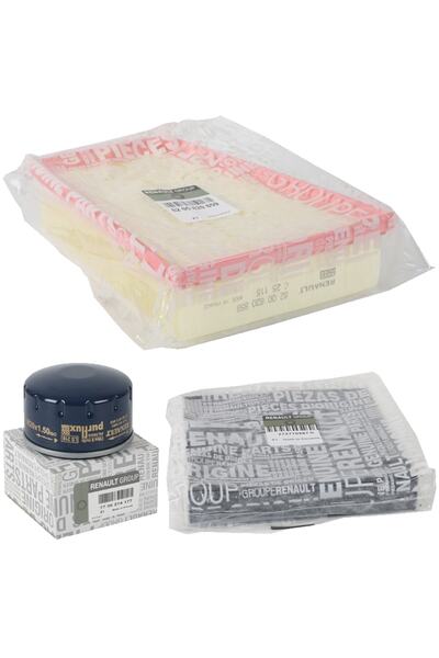 Denizer Renault Fluence 1.6 Filtre Seti ( Hava 859 - Yağ 913 - Polen 936 )