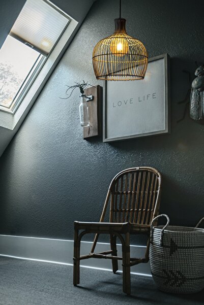 rattam Bambu Sarkıt Avize Rattan Sarkıt: Pure 40cm