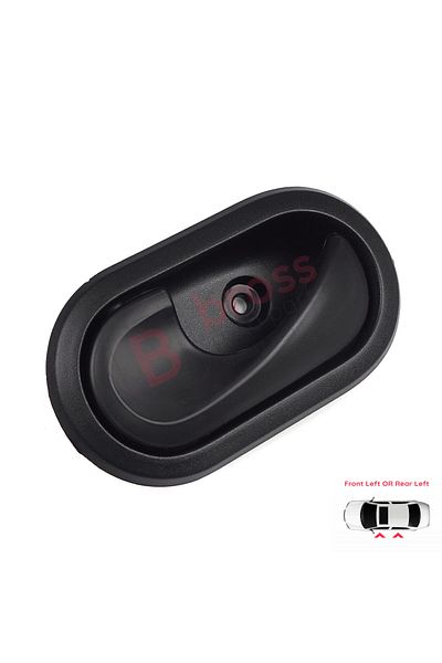 Bross Otomotiv Front Or Rear Left Inner Door Black Opening Handle For Dacia