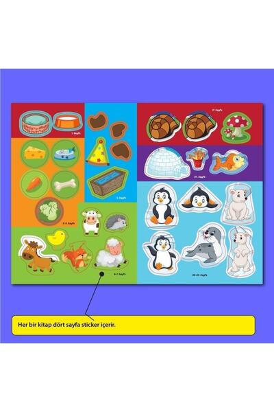 yükselen zeka Ilk Sticker Kitabım Türkçe Ingilizce 2-4 Yaş