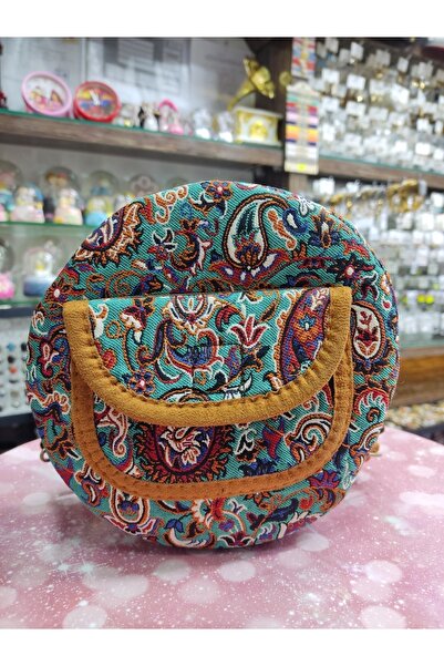 BERÇİN TAKI Küçük Otantik Çanta, Etnik Çanta, Yöresel Çanta, Tombik Çanta, Örgü Çanta, El Dokuma Çanta
