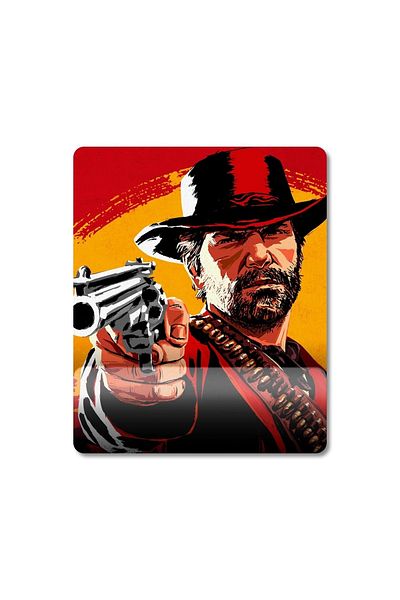Pixxa نموذج لوحة الماوس Red Dead Redemption 2 مع دعم المعصم - 1