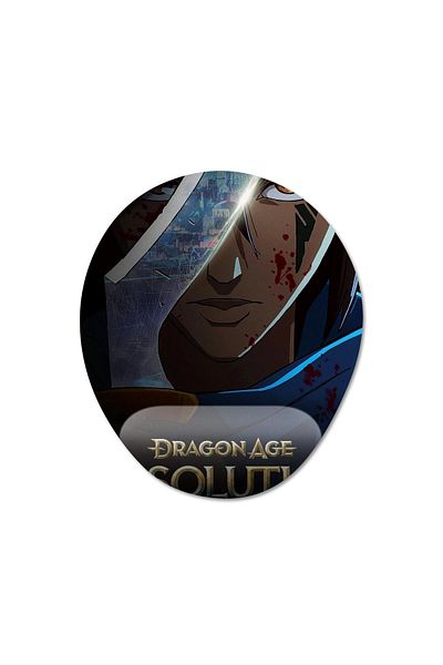 Pixxa نموذج لوحة الماوس لدعم المعصم Dragon Age: Absolution - 2 بيضاوي