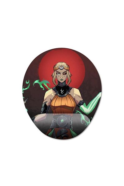 Pixxa نموذج لوحة ماوس يدعم المعصم Hades 2 - 2 بيضاوي