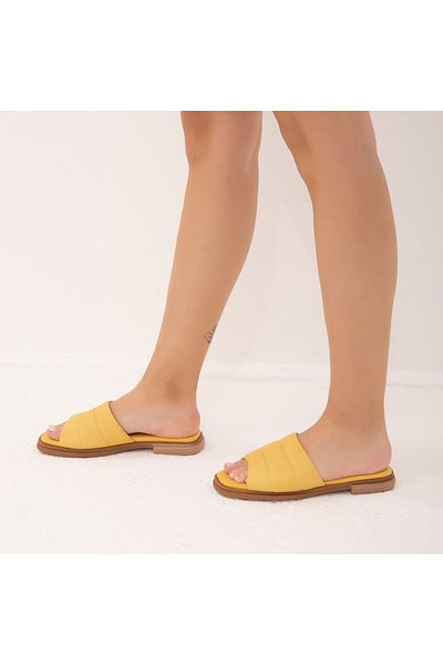 Tamer Tanca Women's Vegan Daily Slippers 231 02 Byn Trlk Y22