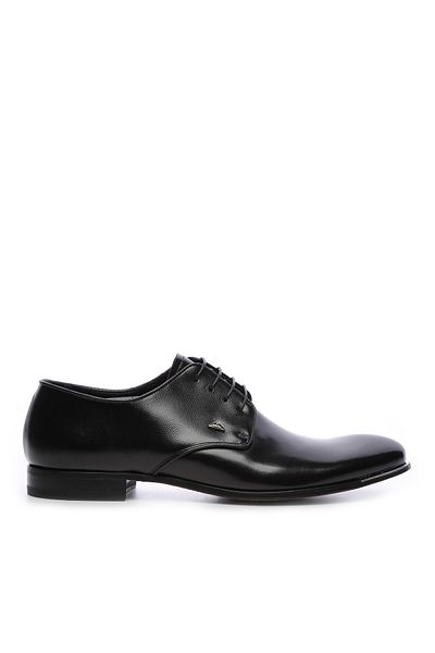 FABI Men's Black Leather Classic Shoes