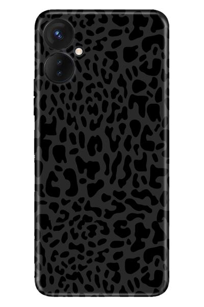 TECNO Spark 9 Pro Kılıf Silikon Desenli Resimli Uv Kapak Leopar Deseni