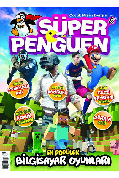 Süper Penguen Çocuk Mizah Dergisi 59. Sayı