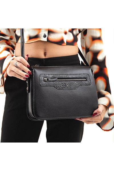 Tamer Tanca Women's Leather Shoulder Bag 898 3014 Bn Bag Sk 22/23
