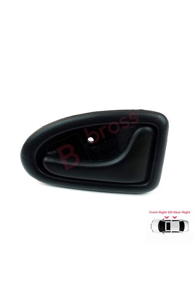 Bross Otomotiv Inner Front Or Rear Right Door Handle Black For Renault Megane 1 1995-2002