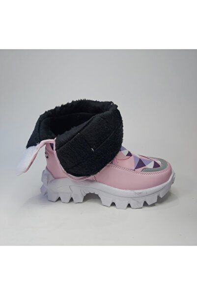 pepino 1377 Pembe Mor Kız Çocuk Cırtlı Kar Botu