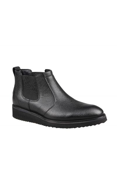 Fosco 7588 Γνήσιες Δερμάτινες Μαύρες Ανδρικές Μπότες