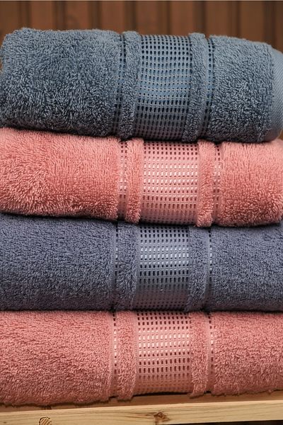 Özdilek Colourist 4-Piece Bath Towel Turkish Bath Set