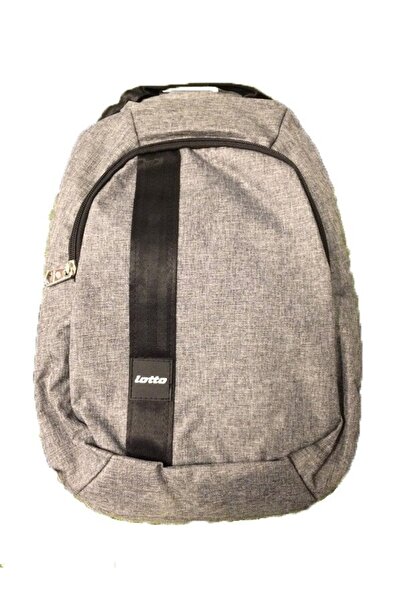 Lotto Grı 3 Gözlü Gri Sırt Çantası