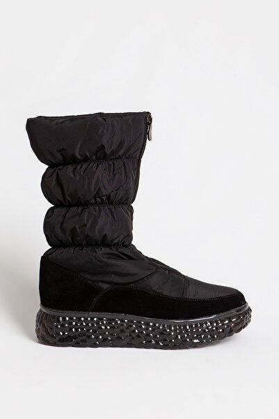 Guja 22k347 Kadın Siyah Içi Kürklü Karbotu