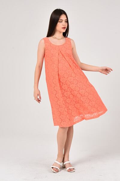 MİMBA Dantelli Yavru Ağzı Hamile Elbisesi