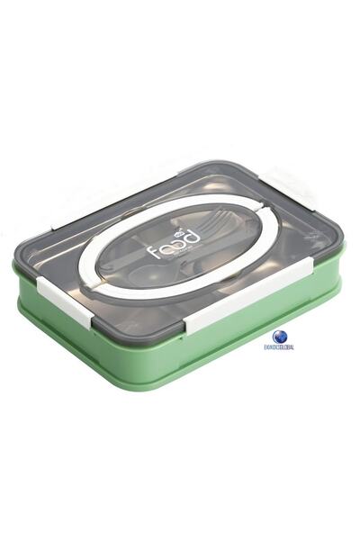 Vagonlife Portable Four Compartment 304 Stainless Steel Lunch Box Lunch Box For Children Student Office 1000ml