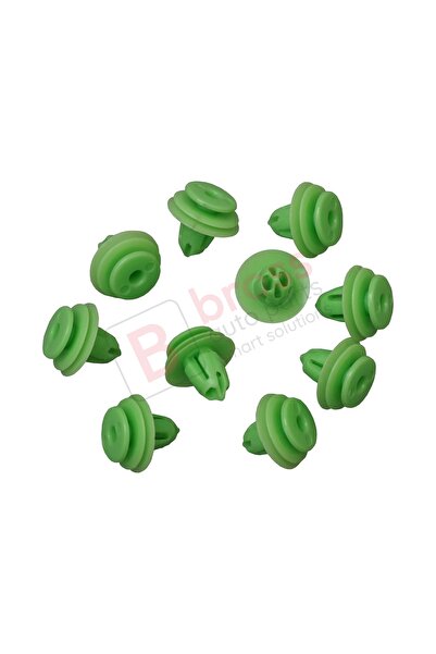 Bross Otomotiv 10 قطع مشبك تنجيد أخضر 91560-szw-003 لهوندا