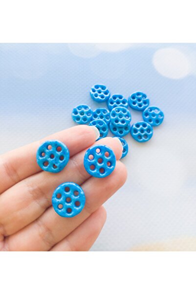 Bonanka 7 Gözlü Küçük Süryani Boncuk 1,5 Cm (8 ADET)