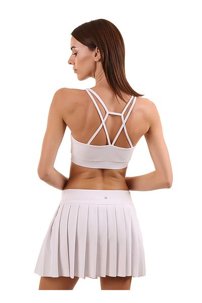 GRAB Sutien sport alb cu decolteu în V - Gw-t 223050   Tubul din spate