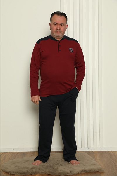 TAMPAP Ανδρικό Σετ Πιτζάμες Μεγάλου Μεγέθους Xl 2xl 3xl 4xl Πιτζάμες Μέγεθος