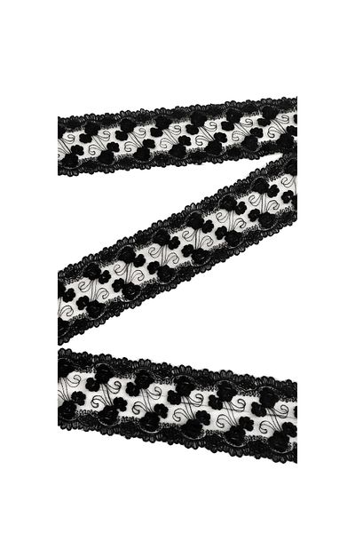 ALTAY TEKSTİL ÜRÜNLERİ Μεσαίο μοντέλο Floral Polyester Guipure Lace