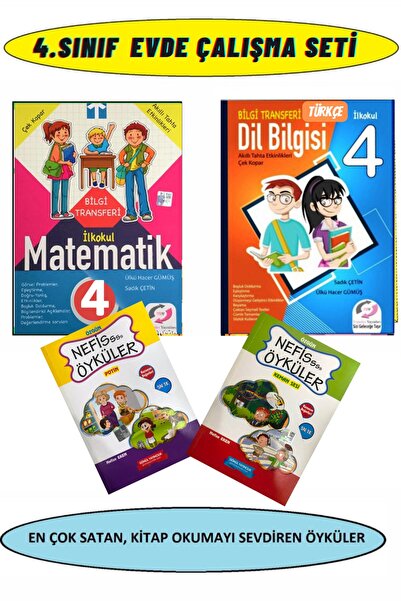 GÖNÜL YAYINCILIK 4.sınıf Türkçe Matematik Rengarenk 2'li Hikaye Seti