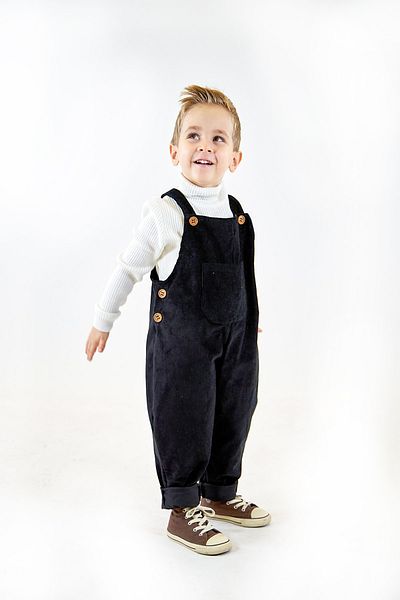 Catz Kids Black Velvet Velvet Jumpsuit