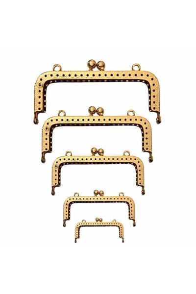 orhanucuzluk Askılı Cüzdan Klipsi Kare Altın ( 1 Adet ) 10 Cm