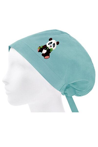 bonecim Bonnet Hijab Tema Panda Doctor Asistenta Spital Chirurgie Medicala Bo...