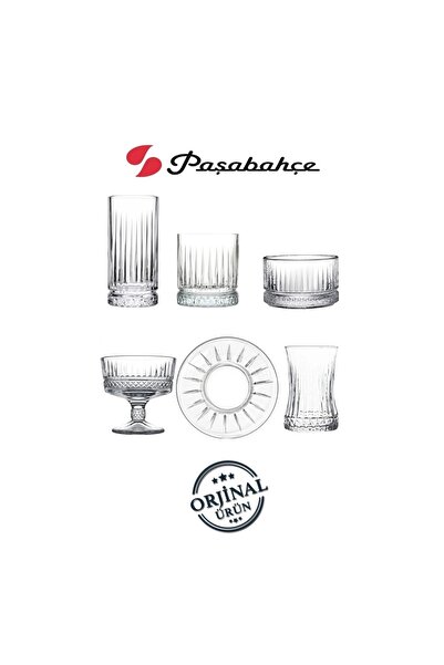 AYBABA STORE Elysia 36 Parça Meşrubat Bardağı Kase Ve Çay Seti