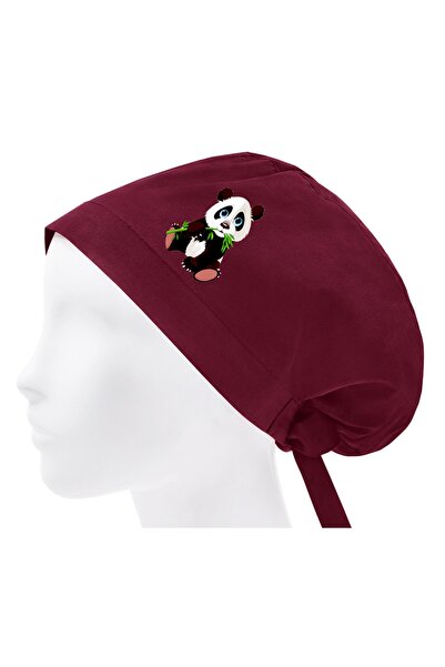 bonecim Bonnet Hijab Tema Panda Doctor Asistenta Spital Chirurgie Medicala Bo...