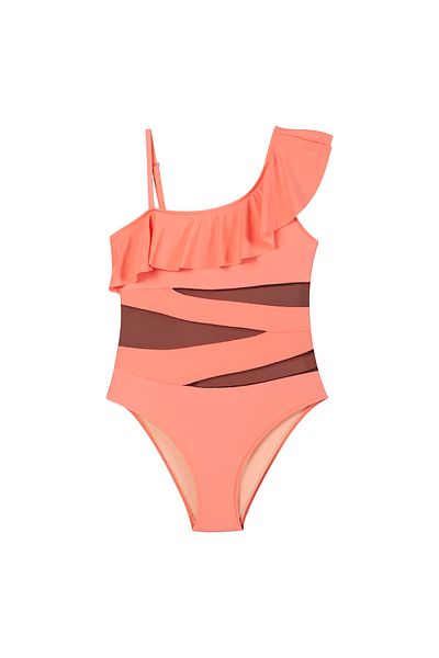 SHELLSEA Girl's Tulle Flounce Swimsuit