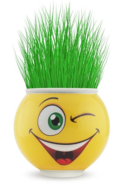 Çimoji Çim Adam Göz Kırpan Çim Adam