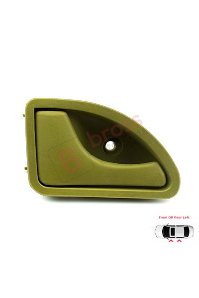 Bross Otomotiv مقبض باب داخلي بلون الخردل الأيسر لسيارة Renault Kangoo Twingo7700309313