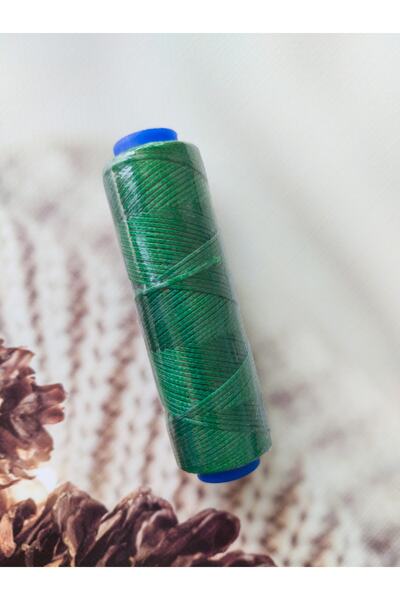 Akerİplik Verde 002 Culoare - 100 de metri Snur din piele ceară, bijuterii, portofele și genți