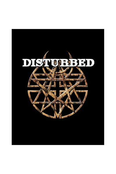 Z zepplin Disturbed Logo 2 Patch mare pe spate