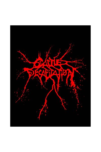 Z zepplin Patch mare pentru spate cu logo roșu pentru decapitarea bovinelor
