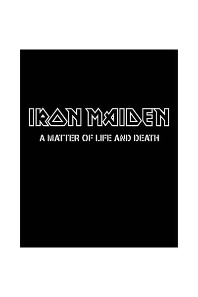 Z zepplin Iron Maiden Matter Of Life Text Patch mare pe spate