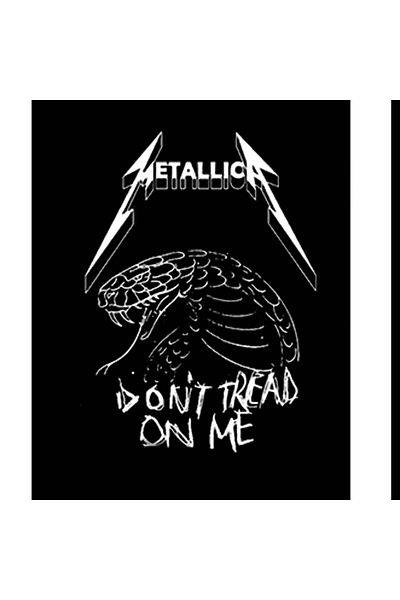 Z zepplin Metallica Don't Tread On Me Patch mare pe spate