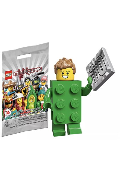 LEGO 71027 Minifigür Seri 20 13 - Brick Costume Guy Minifigür