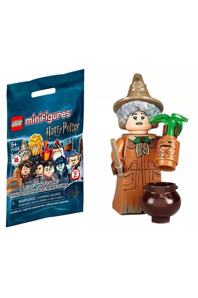 LEGO Harry Potter Minifigure Series 2 71028 - 15 Professor Pomona Sprout Minifigure