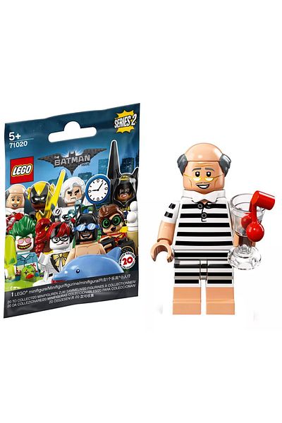 LEGO The Batman Movie 2 Series 71020 10 - Vacation Alfred Pennyworth Minifigure