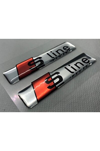 Redline Grafik Audi S Line 3d Sticker 2 Adet