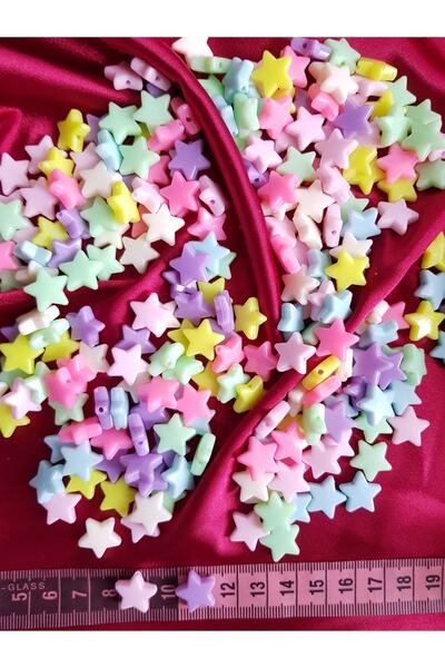 Aslan Online Yıldız Figürlü Boncuk, Toka Ucu, Toka Süsü, Çocuk Takı Malzemesi...