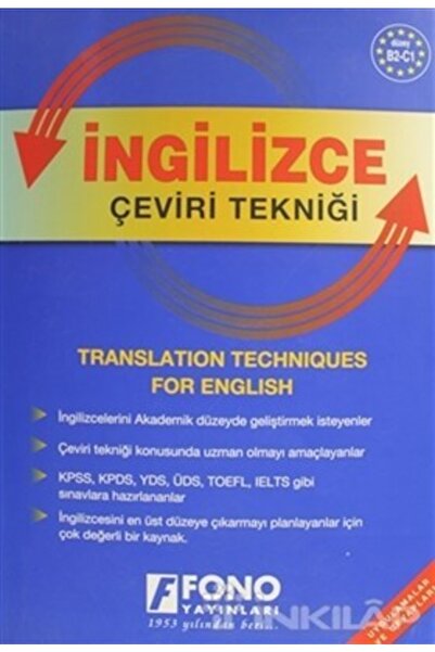 Fono Yayınları Ingilizce Çeviri Tekniği