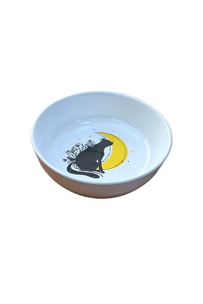 Glipet 2-Piece Washable Ceramic Food and Water Bowl 14 Cm 250 Ml