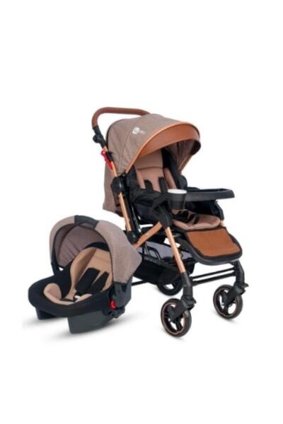 4 Baby Çocuk Dünyası Active Plus Gold Travel Sistem Çift Yönlü Bebek Arabası